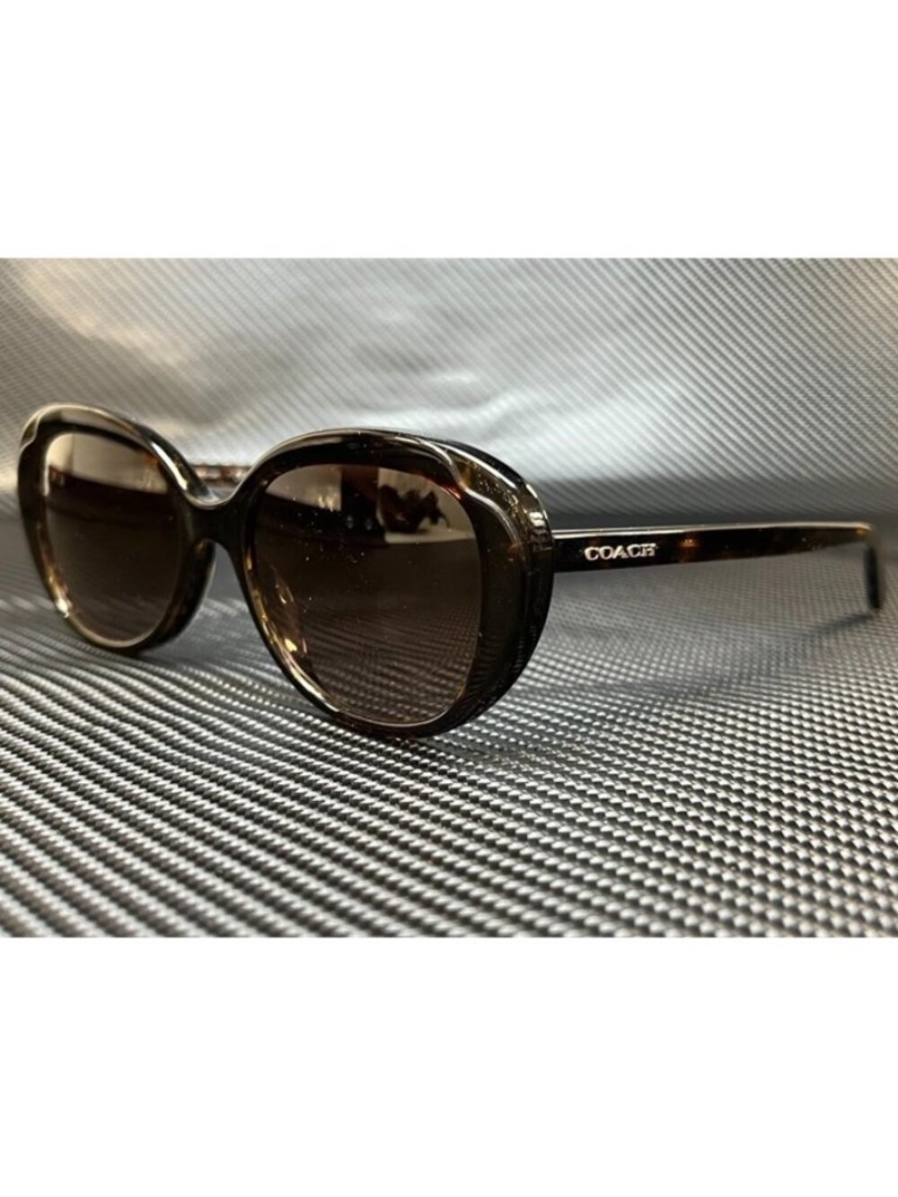 New Coach Women  Tortoise Glitter Sunglasses  53- 18- 140